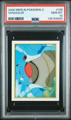 2000 MERLIN POKEMON 2 #126 VENUSAUR PSA 10