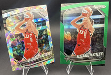 2025 Panini Prizm WNBA - Elizabeth Kitley #41 Ice Prizm & Green Prizm Aces Pair