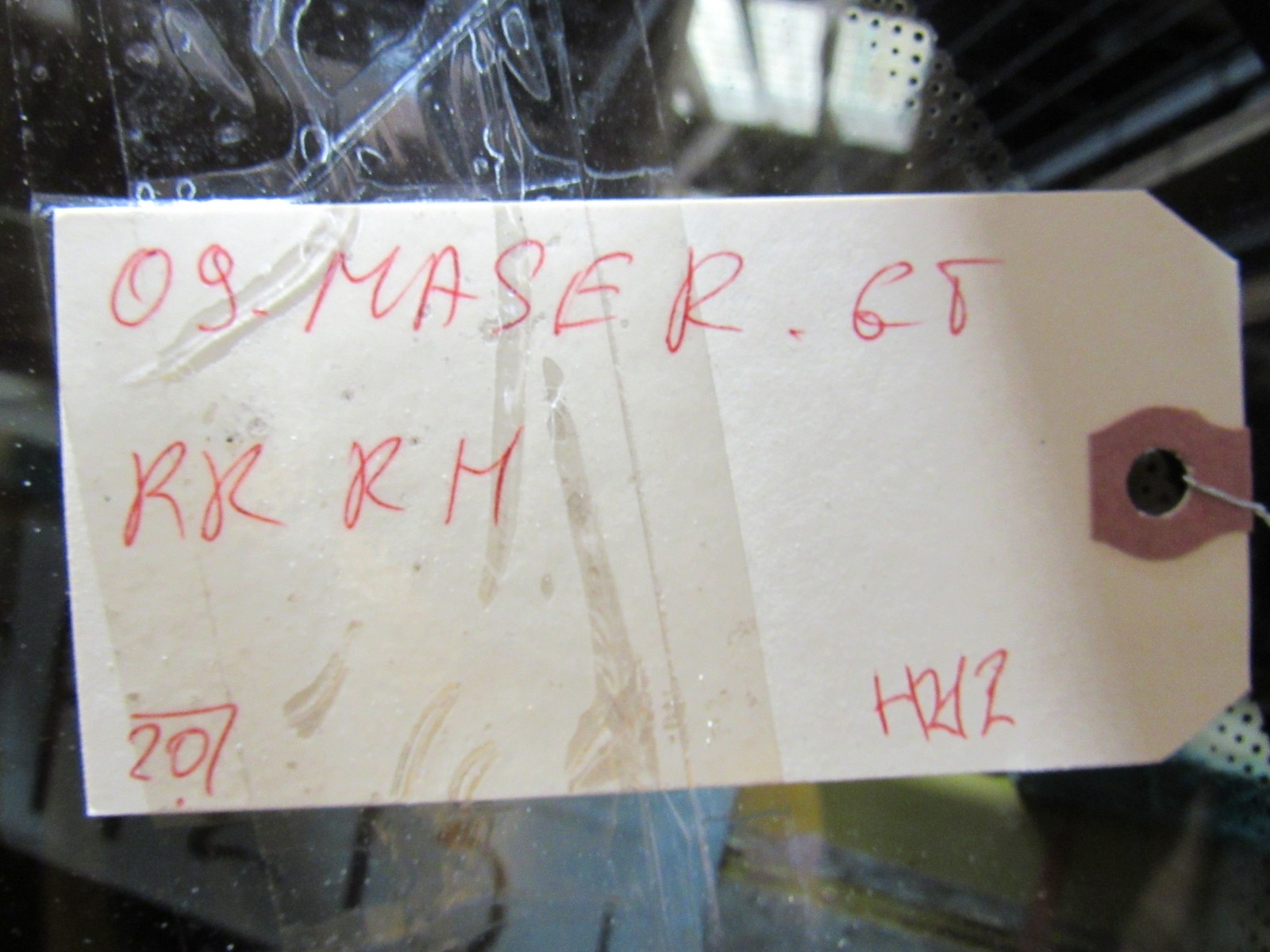 08-12 Maserati Granturismo S 2010 Rear Right Passenger Quarter Window Glass ^:Y