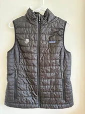 Patagonia Nano Puff vest, women's M, Black, logo on chest