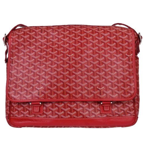 Goyard Red Grand Bleu GM Shoulder Bag VIT120111 118033