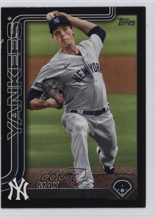 2025 Topps Series 2 Black 27/74 Max Fried #609 14n5