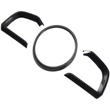 for  3 Axela 2014-2018 Carbon Fiber Dashboard Interior Instrument Frame9766