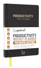 Listing image for Weekly Productivity Planner Undated. Goal Setting, Habit Tracker, Monthly Review