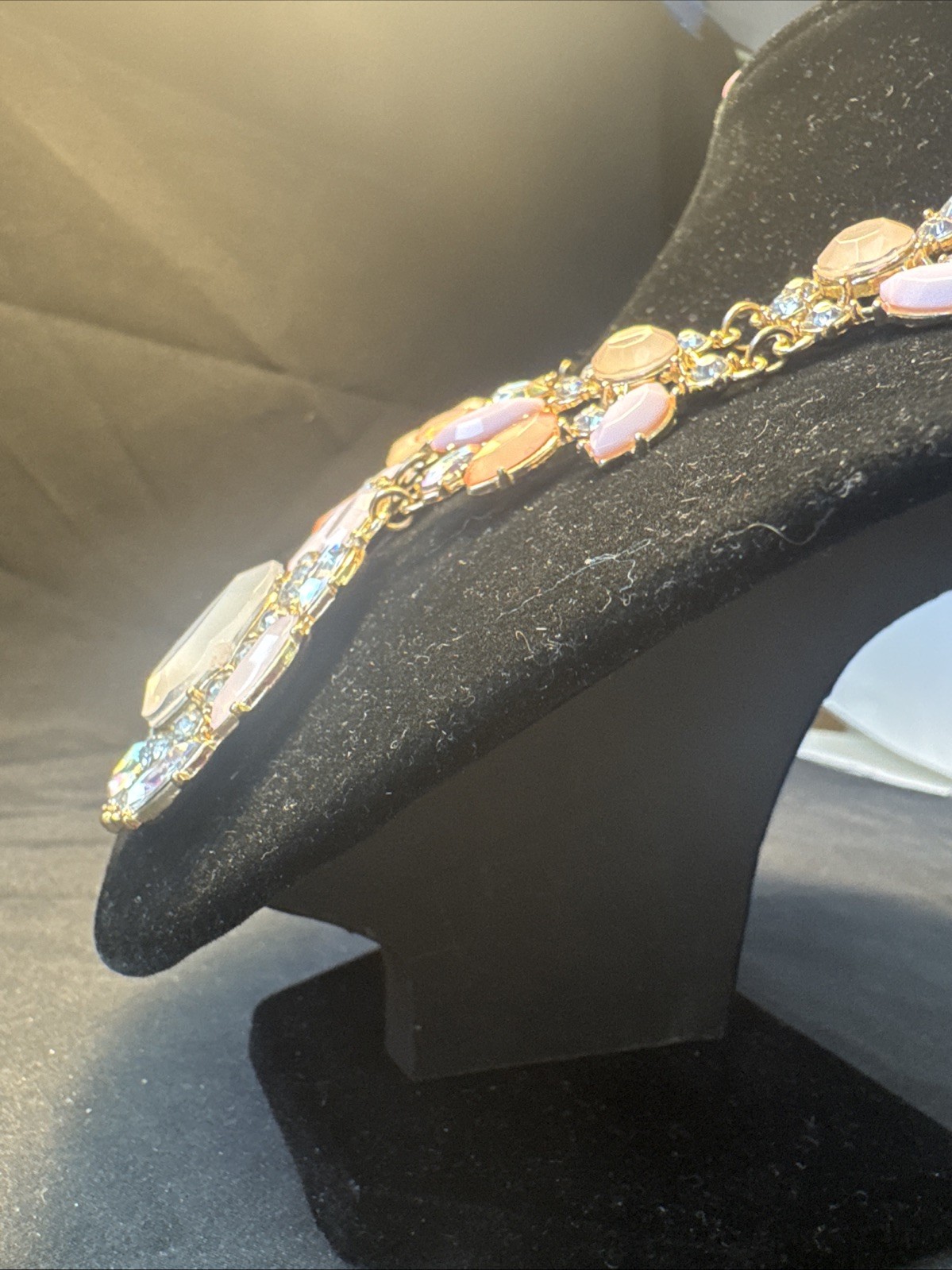 ETC! Multi Pink  AB Rhinestone Statement Fashion … - image 4