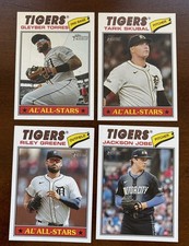 2026 Topps Heritage - Detroit Tigers - 4 Card Lot