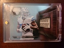 2014 Panini Certified Dez Bryant 1/1 Game Used Laundry Tag Cowboys NFL Football