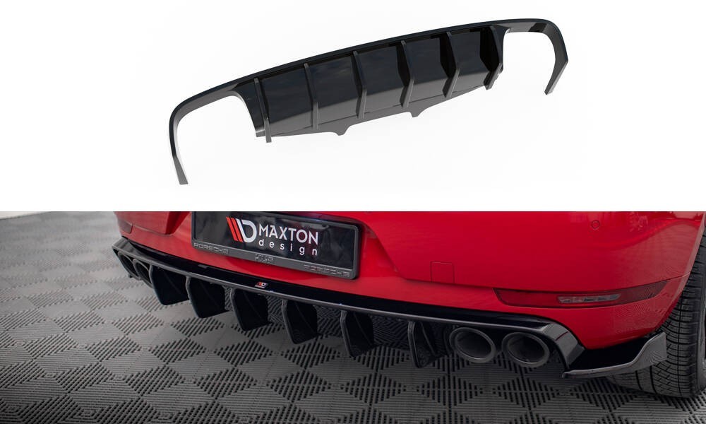 Diffuseur Porsche Macan GTS Mk1 Facelift Maxton Design, l'élégance du ABS Premium