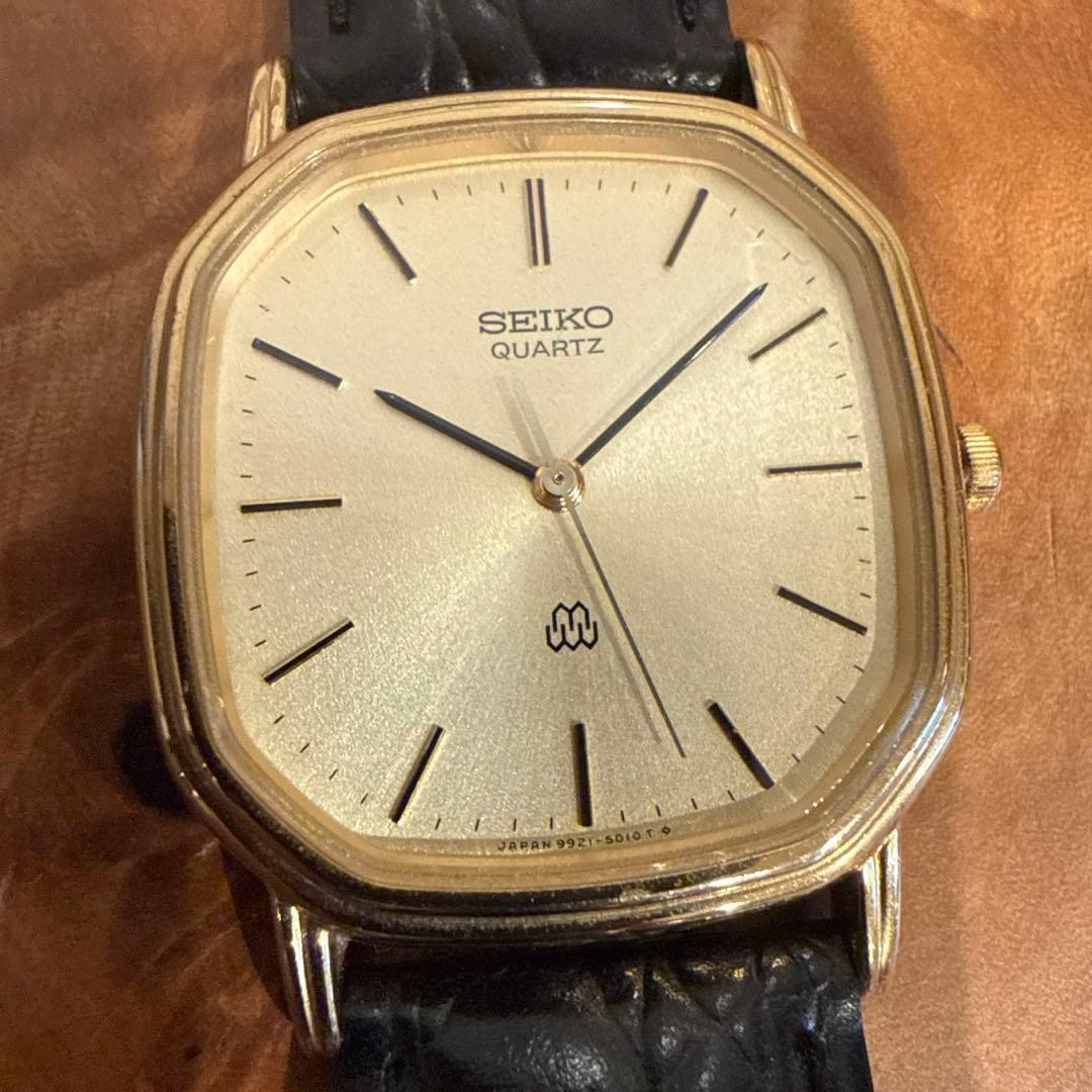 Seiko Twin Quartz Rectangular Square Watch Vintag… - image 1