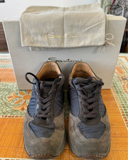 Scarpe Santoni blu e nero chiaro