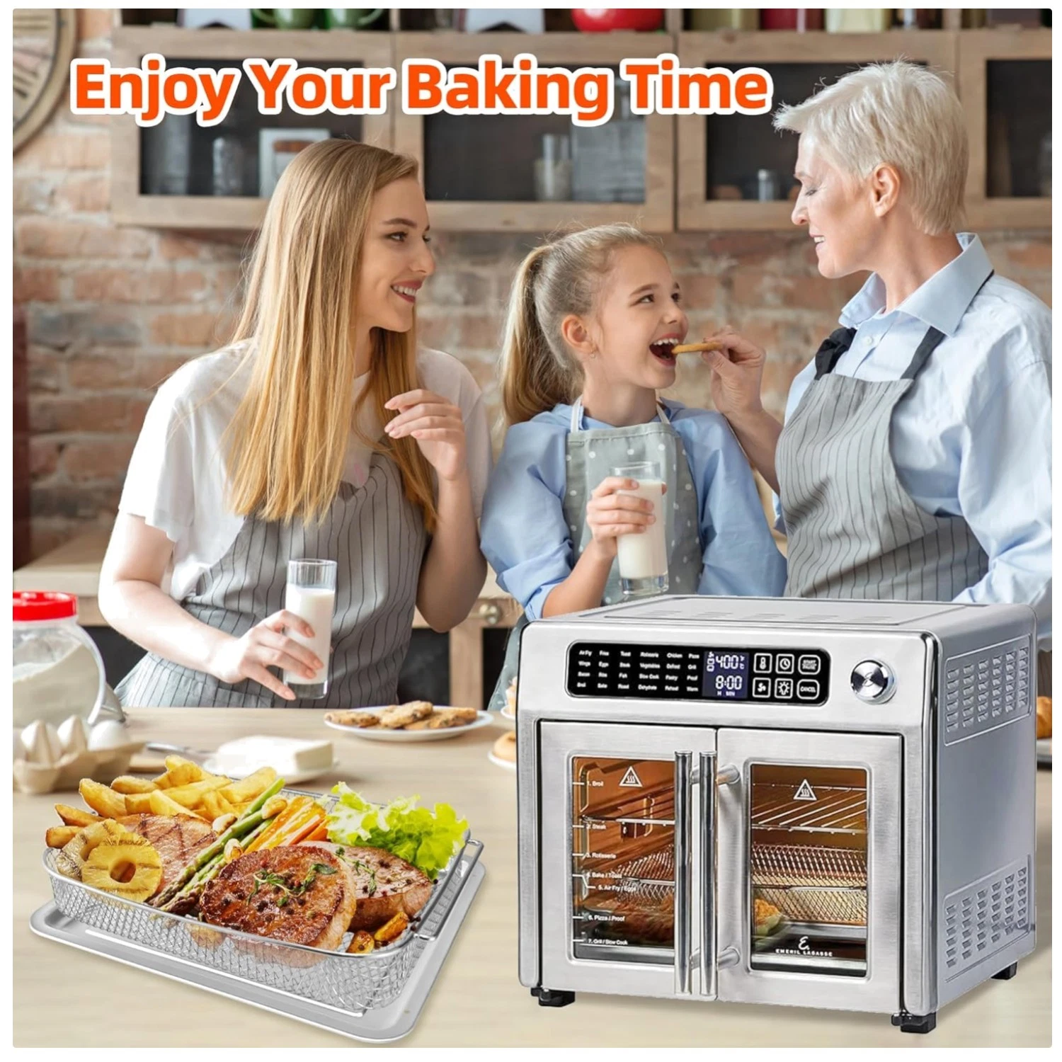 Air Fryer Essentials for Emeril 26qt Toaster Oven/-
Opens in a new window or tab