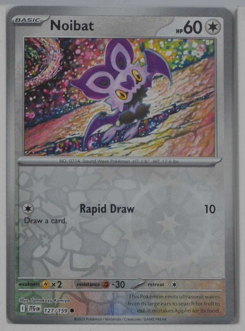 Noibat 127/159 Journey Together Reverse Holo Pokemon TCG