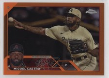 2023 Topps Chrome Update Orange Refractor 24/25 Miguel Castro #USC57 z7j