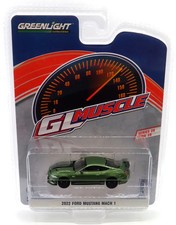 1/64 Greenlight Ford Mustang Mach 1 2022 Green GL Muscle Series 28 08824 Diecast