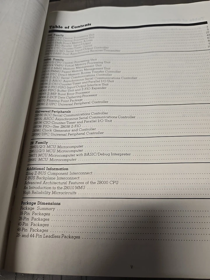 ZILOG Z80 Microprocessor Family - User's Manual & Databook(s) - Image 2 of 4