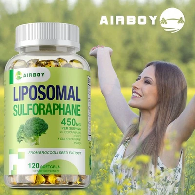 AIRBOY Liposomales Sulforaphan – Ultimative Antioxidative Kraft, Lebergesundheit