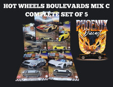 Hot Wheels. 2025. PREMIUM. BOULEVARD MIX C. SET OF 5 CARS. 126- 130.