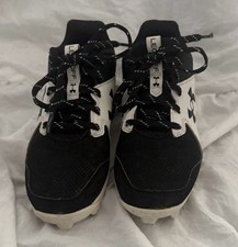 Under Armour Youth Football Cleats Black/White US Size 2Y