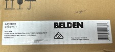 NEW Belden AX100495 FiberExpress Wall Mount Patch Panel - Small Wall Mount Black