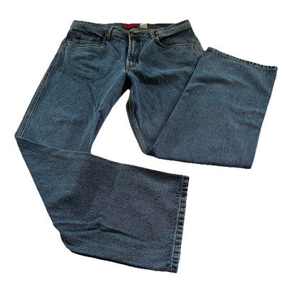 PIERRE CARDIN Men Bootcut Regular Fit Jeans Measured Size W38 L32.5