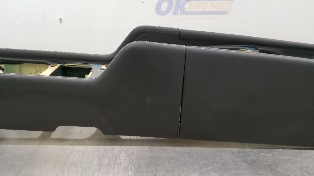 10 BENTLEY CONTINENTAL GT FRONT FLOOR CENTER CONSOLE BASE BLACK LEATHER