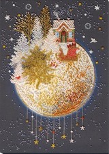 Bead Embroidery Kit "Christmas tale" Stitching Handmade Beadwork