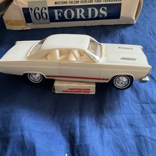 Vintage 1966 Ford Fairlane Gt Saleman Desk Promo Model With Original Box Rare