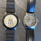 Timex New York Yankees Mens Vintage Watches Lot Of 2 Running