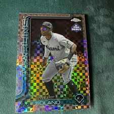 2025 Topps Pro Debut #PDC-26 - YOFFRY SOLANO - Chrome XFractor - FCL Marlins