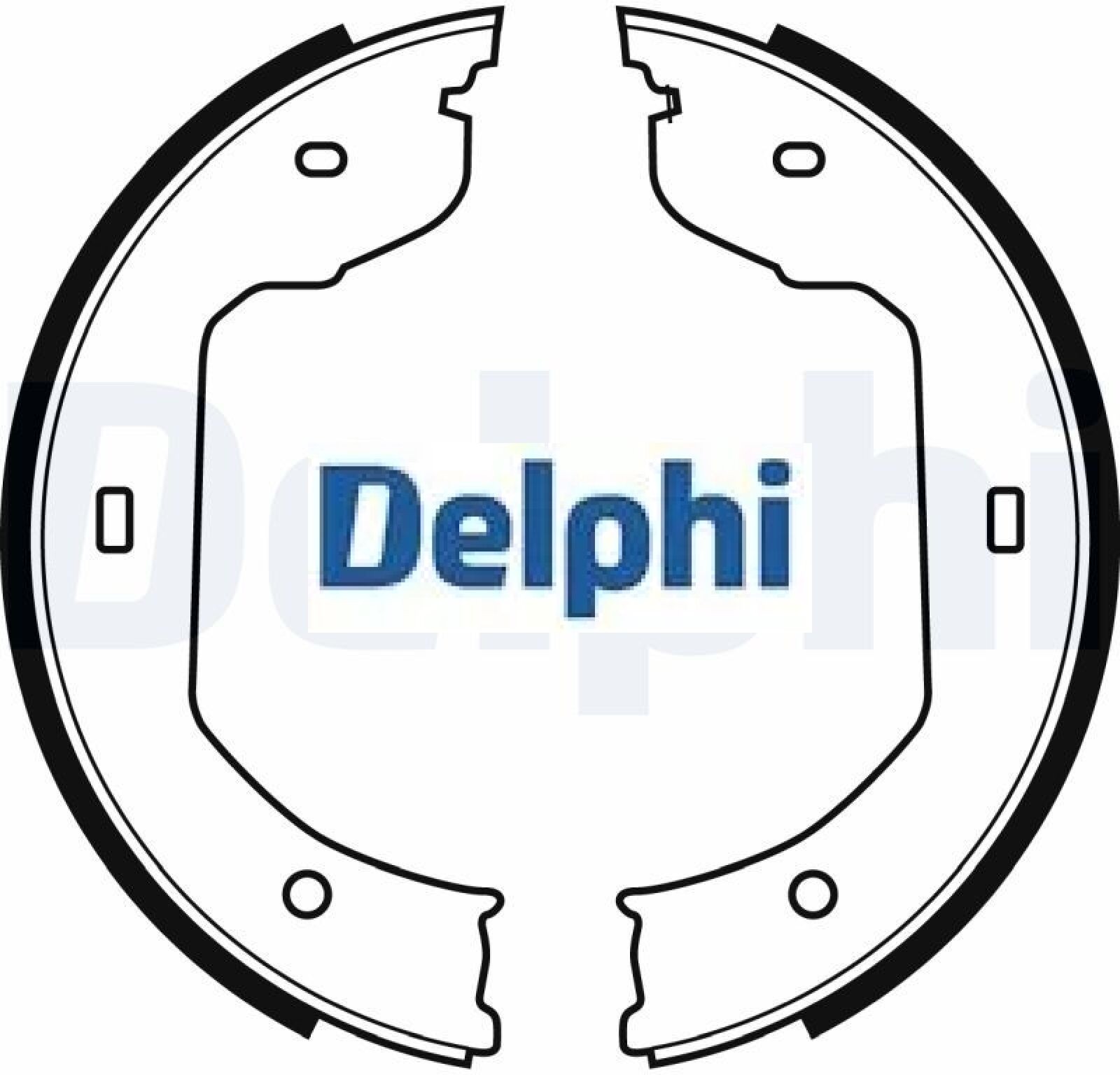 Für DELPHI HAMULCE LS1920 BRAKE SHOES BMW 5 E60 -10 - Bild 2