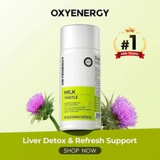 Oxyenergy Milk Thistle Liver Detox  Colon Cleanse,Natural Liver Health Support