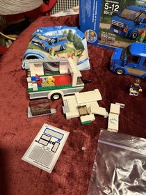 LEGO CITY #60117  Van & Caravan - 100% Complete, RETIRED Camping Travel Trailer