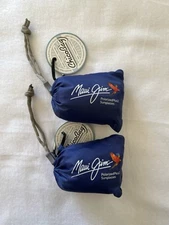 (2) Maui Jim ChicoBag Compact Reusable Shopping Tote Grocery Bags w/Pouch & Clip