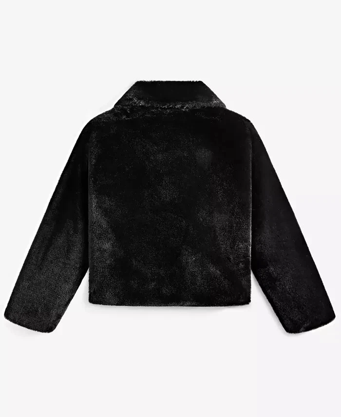 Chaqueta negra de piel sintética Epic Threads para niñas talla 3T manga larga nueva con etiquetas Foto 2 de 2