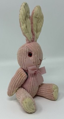 Midwest of Cannon Falls Bunny Rabbit Jointed Corduroy Plush Stuffed Easter *READ