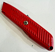 Vintage RED Stanley Box Cutters Made In USA utility knife auto retract razor