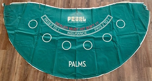 Palms Hotel & Casino Las Vegas Pearl Concert Theater Blackjack Layout