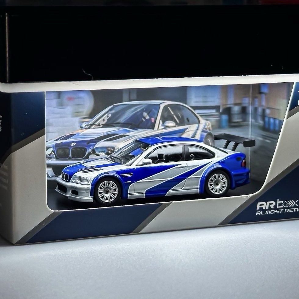 ARbox 1:64 for E46 M3 GTR NFS Collectors Edition Alloy Diecast Car