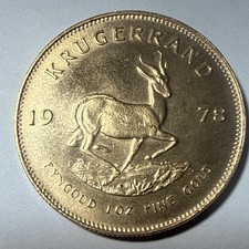 1978 - 1 oz Gold South African Krugerrand Coin BU