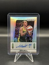 2025 Panini Prizm WNBA Nika Muhl #TB-NM Throwback Silver Prizm Auto Autograph