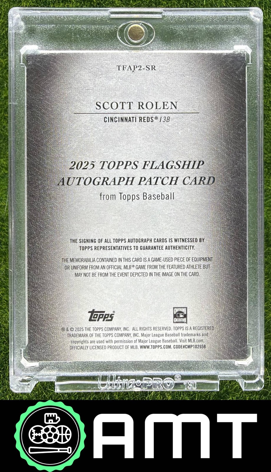 Scott Rolen 2025 Topps Platinum 1/1 Auto Patch Cincinnati Reds #TFAP2-SR view 2