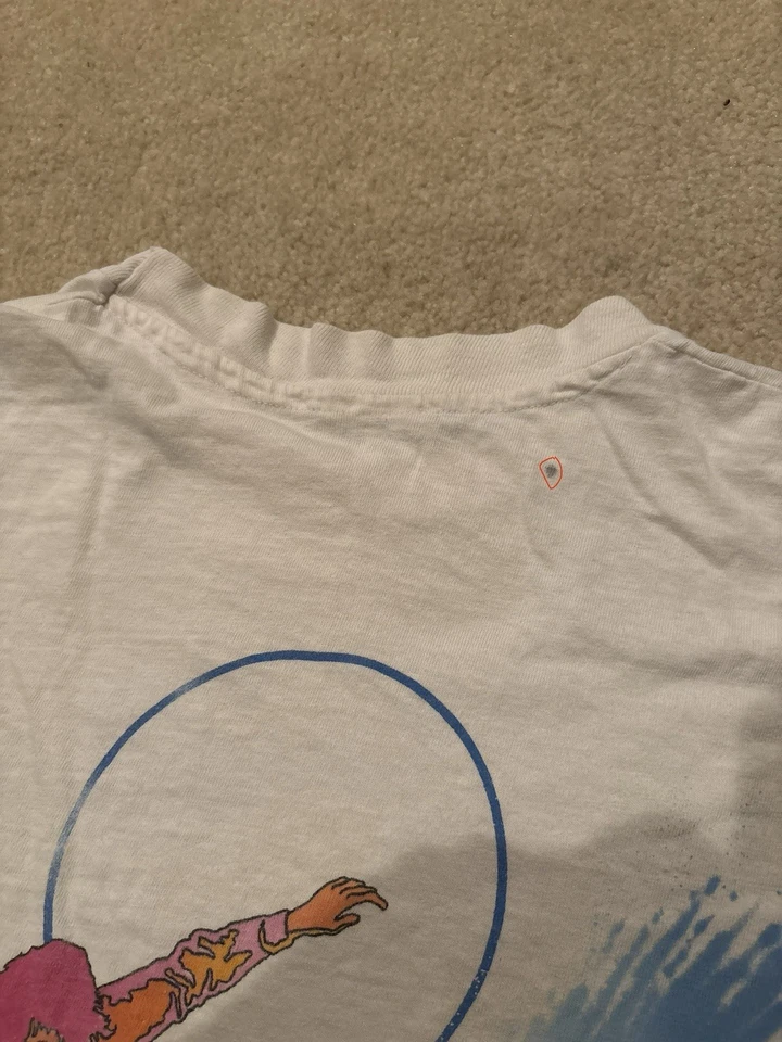 Vintage Ocean Pacific OP Surf T Shirt 80s 90s Single Stitch Mens Medium White - Image 3 of 4