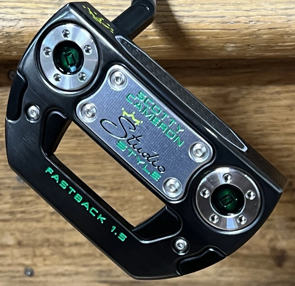 Scotty Cameron Studio Style Fastback 1.5 Putter - LH - New - Xtreme Dark - GRN - Image 2 of 4