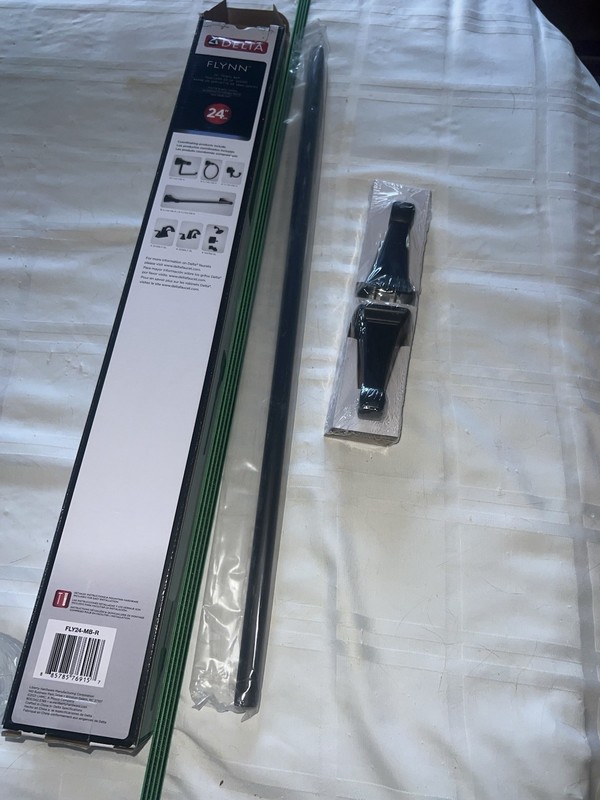 Delta Flynn FLY25-DN Brushed Nickel 24" Double Bath Towel Bar New