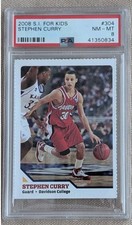 2008 S.I. FOR KIDS STEPHEN CURRY PSA 8