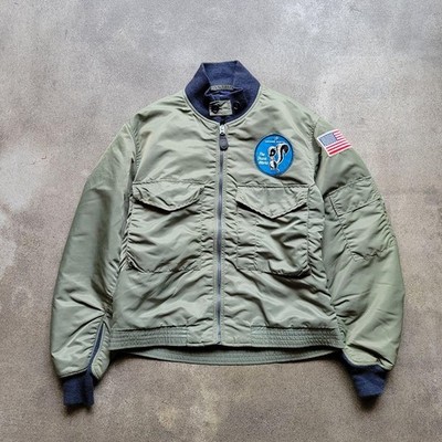 Buzz Rickson's Skunk Works G-8 Flight Jacket M Olive Vintage