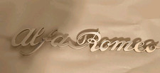 Vintage Alfa Romeo Factory SCRIPT EMBLEM All Original