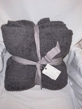 Barefoot Dreams Throw Blanket Cozy Chic Slate Blue Comfort Soft 54 x 72