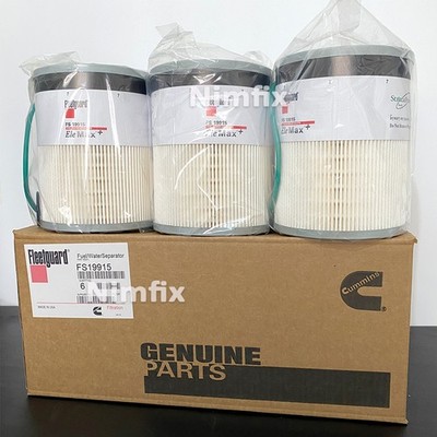 6PCS Replacement For Fleetguard FS19915 Fuel Filter With Water Separator L9915F