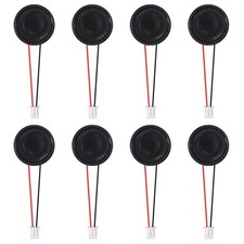 8Pcs 8 Ohm 1W 28mm Round Speakers with Terminal